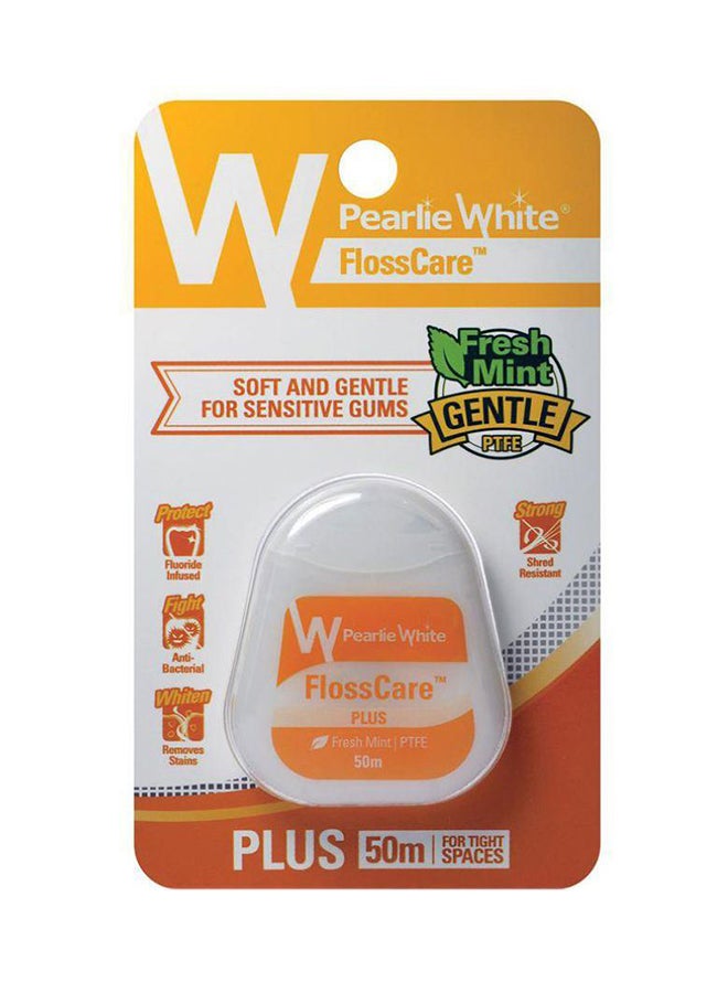 Pearlie White Fresh Mint Flosscare Plus 50meter - Image 1