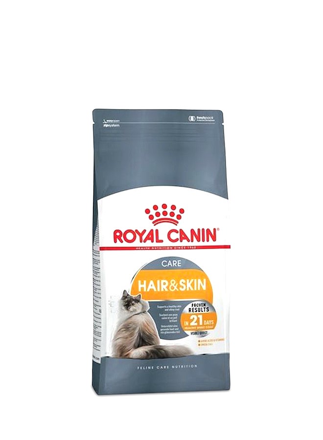 ROYAL CANIN Hair and Skin Care Dry Cat Food 4kg Brown  - Image 1
