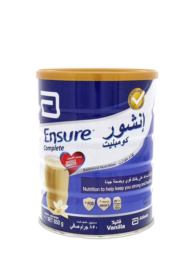 Ensure Complete Powdered Milk Vanilla 850grams 