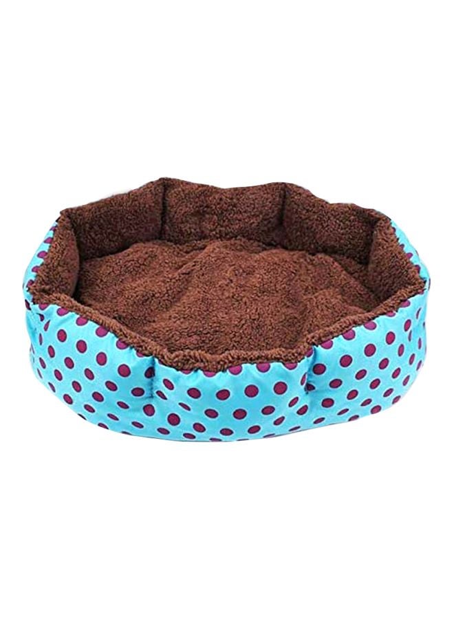 QiaoKai - Soft Nest Bed For Little Dog And Cat Brown/Blue/Purple 38x32cm - Image 1