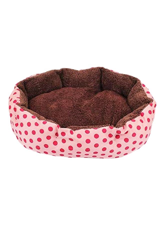 QiaoKai Soft Nest Bed Pink/Brown  - Image 1