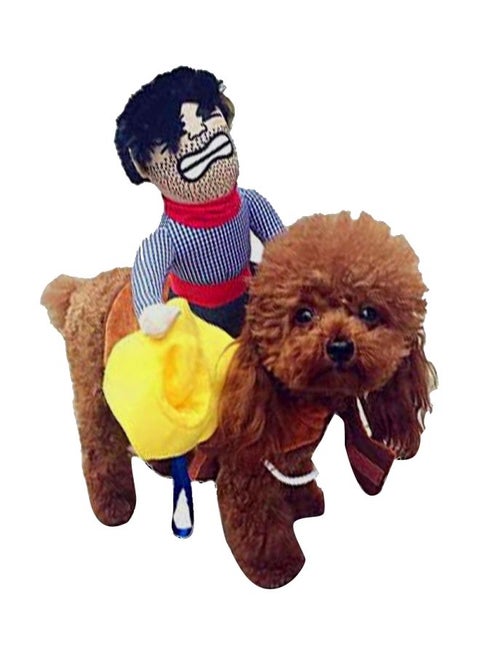 Creative Design Clothe For Dog Multicolour Medium