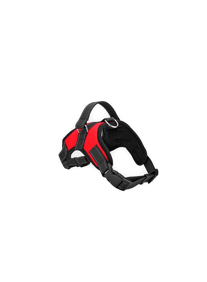 Generic Adjustable Pet Chest Strap Red/Black Medium  - Image 1