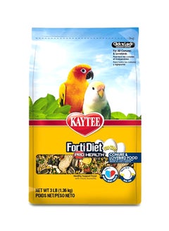 Kaytee Forti-Diet Pro Health Conure And Lovebird Food Multicolour 1.36kg 