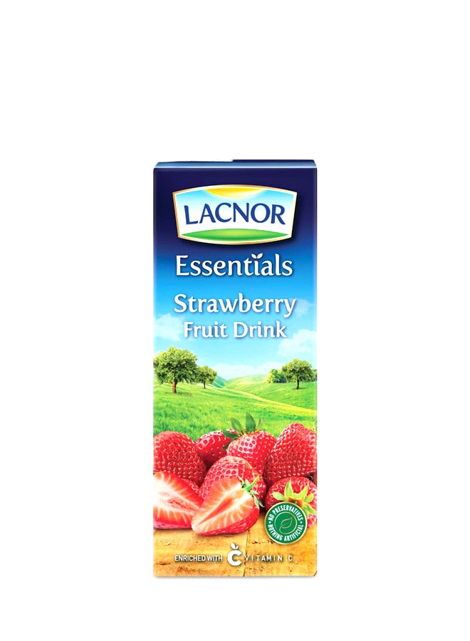Lacnor Essentials Strawberry Fruit Drink 180ml - Image 1