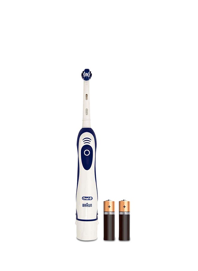Oral-B Electric Precision Clean Toothbrush White/Blue  - Image 1