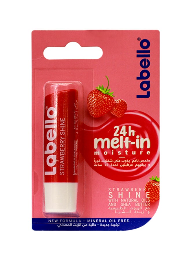 Labello Lip Care, Moisturizing Lip Balm, Strawberry Shine, 4.8g - Image 1