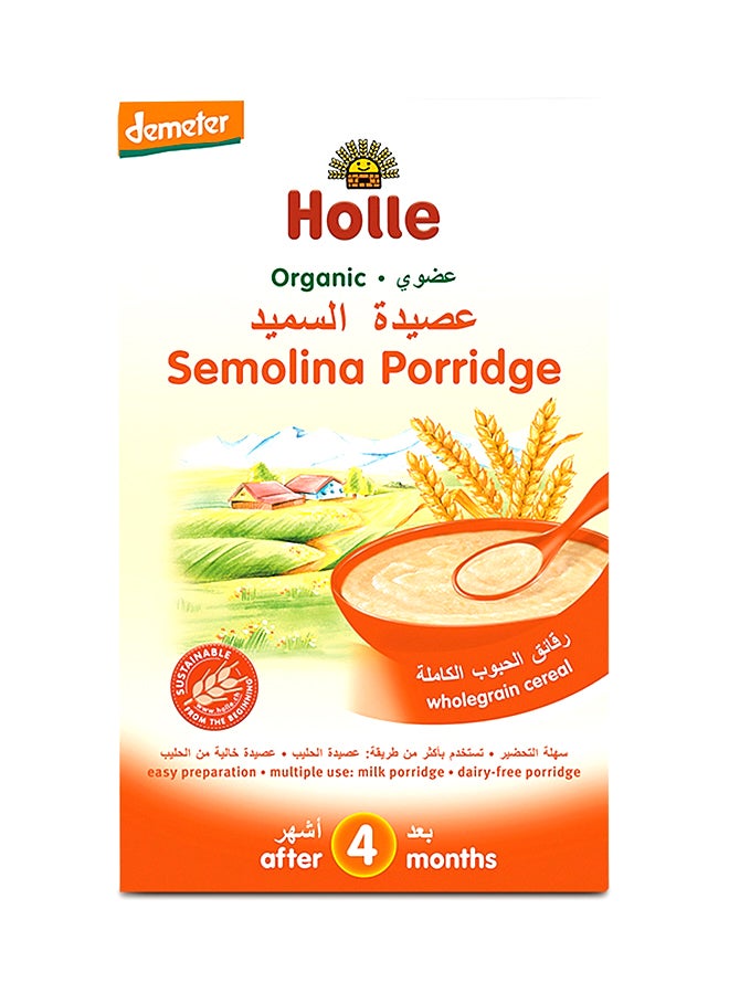 Holle Organic Semolina Porridge 250grams - Image 1