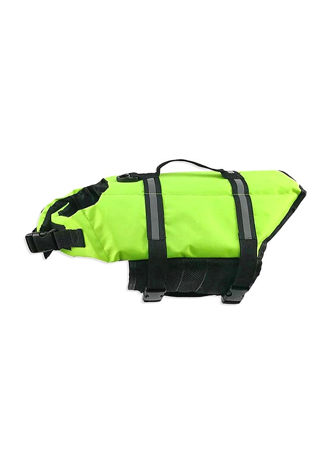 Pet Safety Printed Swimming Life Jacket Green/Black/Grey XS - Image 1