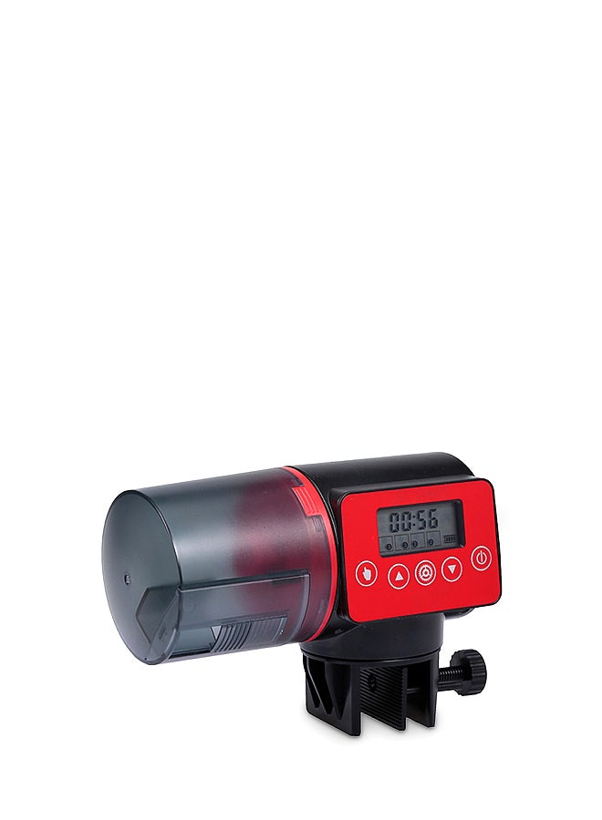 جهاز إطعام ذاتي كهربائي للسمك أسود 16.5x9x12سم - Image 1