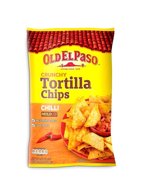 Tortilla Chips Chili 185grams