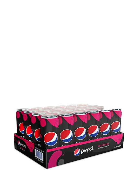Raspberry Flavour Soft Drink Can 355ml Pack of 24