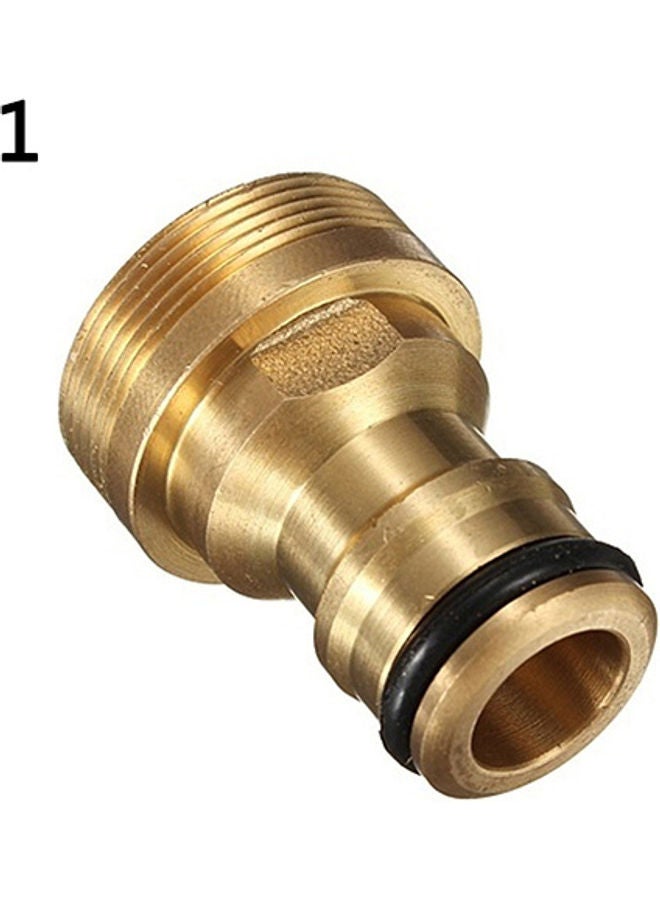 Generic Home Male Quick Threaded Tap Connector Adaptor Car Garden Water Hose Pipe Spray Multicolour one size cm  - Image 1