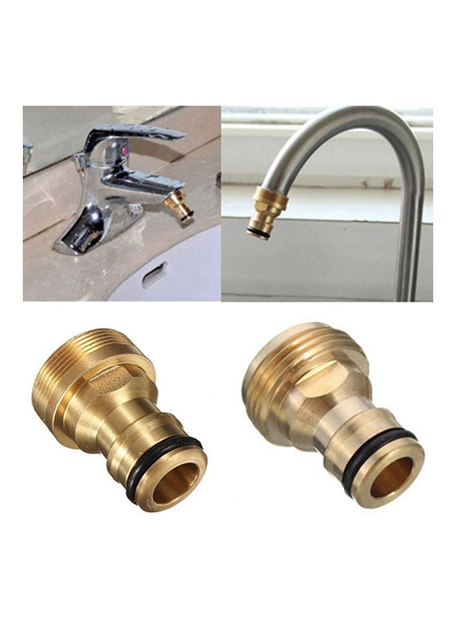 Generic Home Male Quick Threaded Tap Connector Adaptor Car Garden Water Hose Pipe Spray Multicolour one size cm  - Image 2