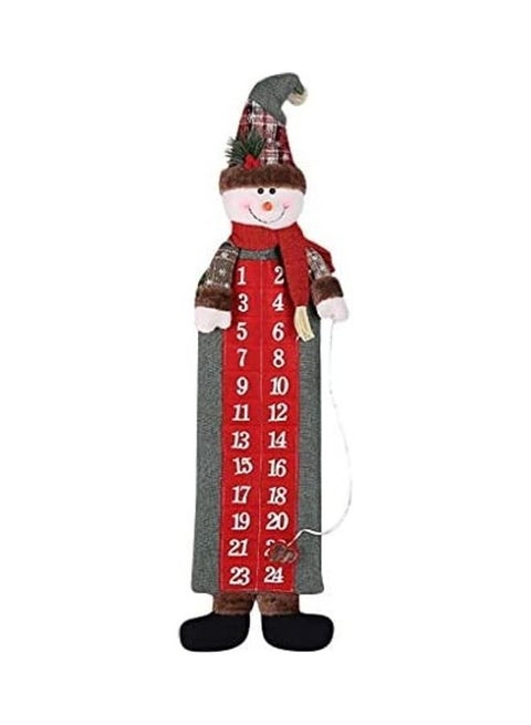 Christmas Old Hairy Man Calendar Advent Countdown Calendar Wall Calendar blue