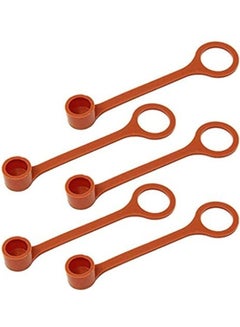 5-Piece Rubber Blow Off Caps For Ansul R102 And Hood Systems blue
