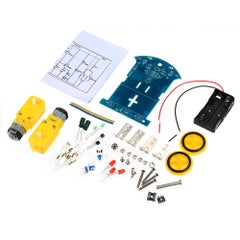 Generic D2-1 DIY Intelligent Tracking Line Smart Car Kit Multicolour  - Image 3