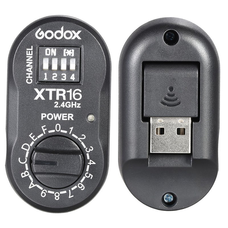 Godox - 2.4G Wireless X-system Remote Control Flash Receiver For X1C X1N XT-16 Transmitter Trigger Wistro AD360/DE/QT/DP/QS/GS/GT Series Multicolour - Image 1