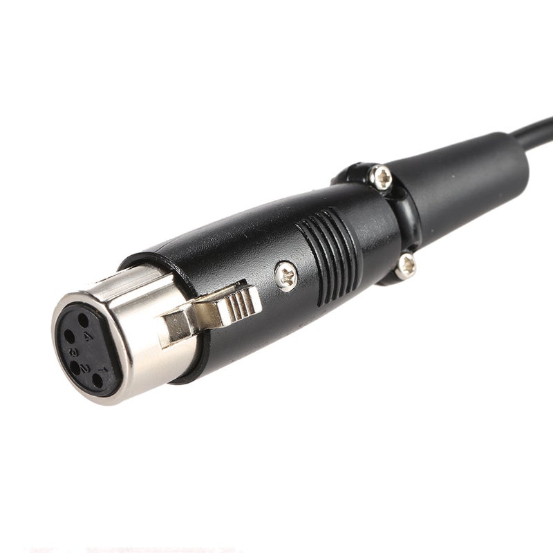 كابل XLR من D-Tap Dap ذكر بدبوسين إلى أنثى ب4 دبابيس أسود - v1602522648/N40984118A_4