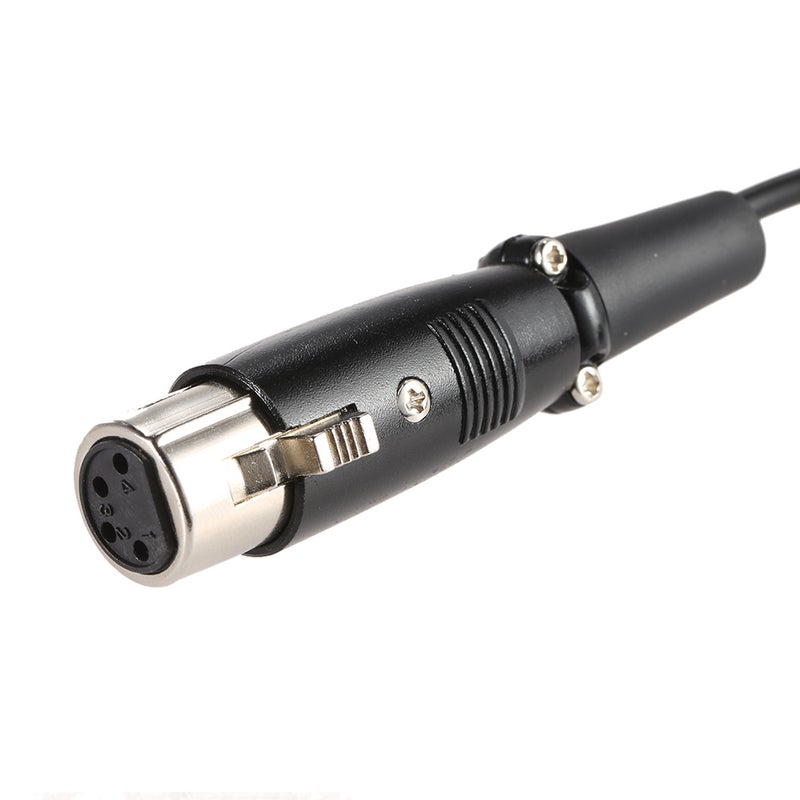 Generic D-Tap Dap 2 Pin Male To 4 Pin Female XLR Cable Black  - Image 4