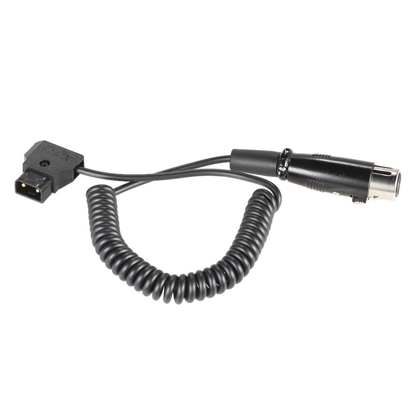 Generic D-Tap Dap 2 Pin Male To 4 Pin Female XLR Cable Black  - Image 5