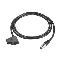 أندوير كابل D-Tap ذكر إلى (Tinny) MINI XLR 4 دبابيس سلك مستقيم بطول 100 سم لشاشة VFM مقاس 5.6 بوصة  - Image 2