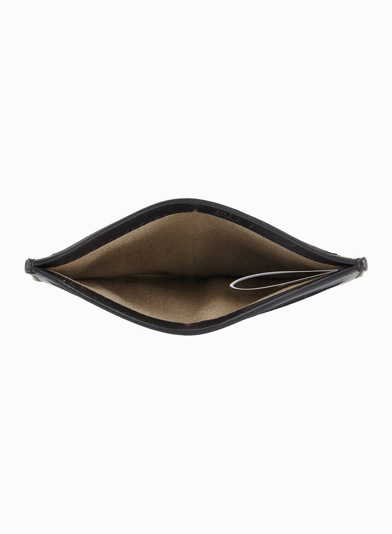 LACOSTE - Textured Multislot Cardholder Black - Image 1