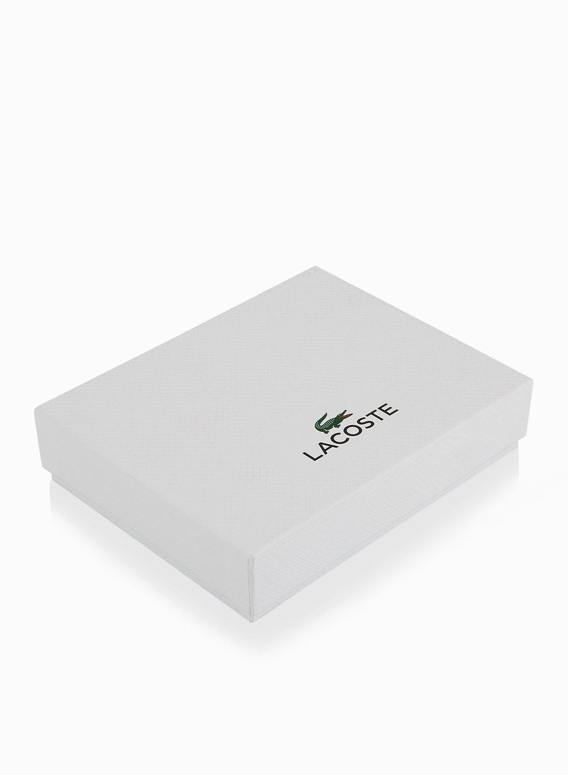 LACOSTE - Textured Multislot Cardholder Black - Image 1
