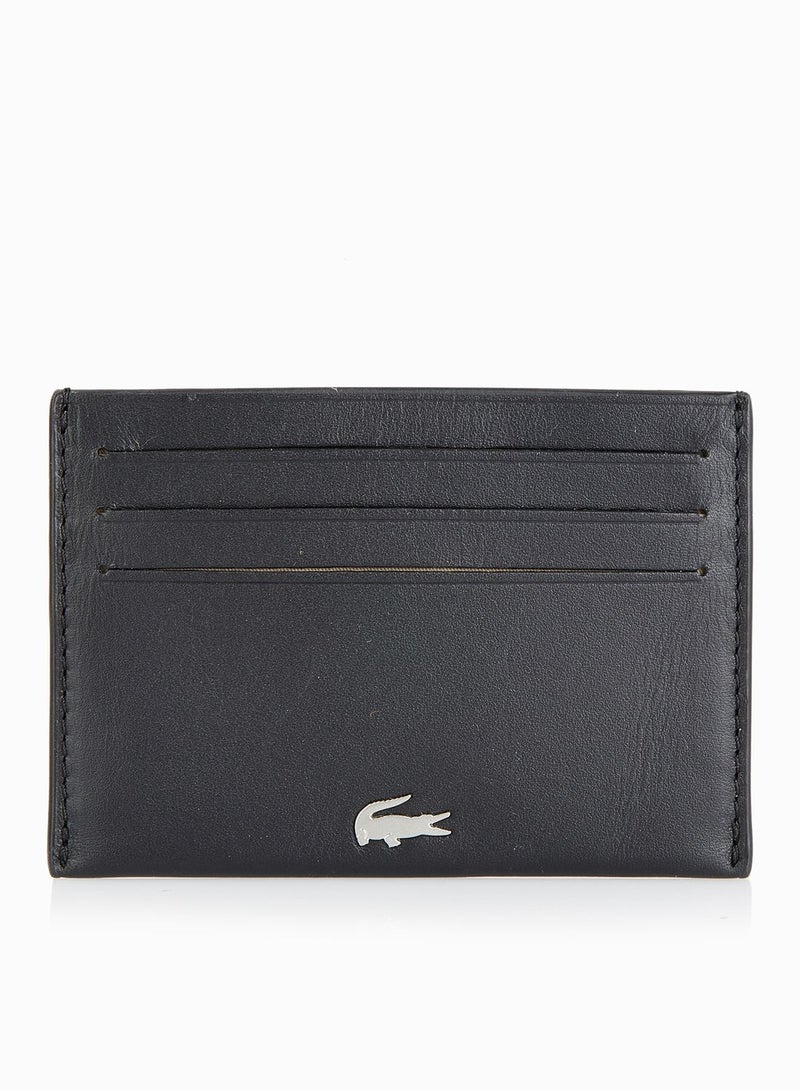 LACOSTE - Textured Multislot Cardholder Black - Image 1
