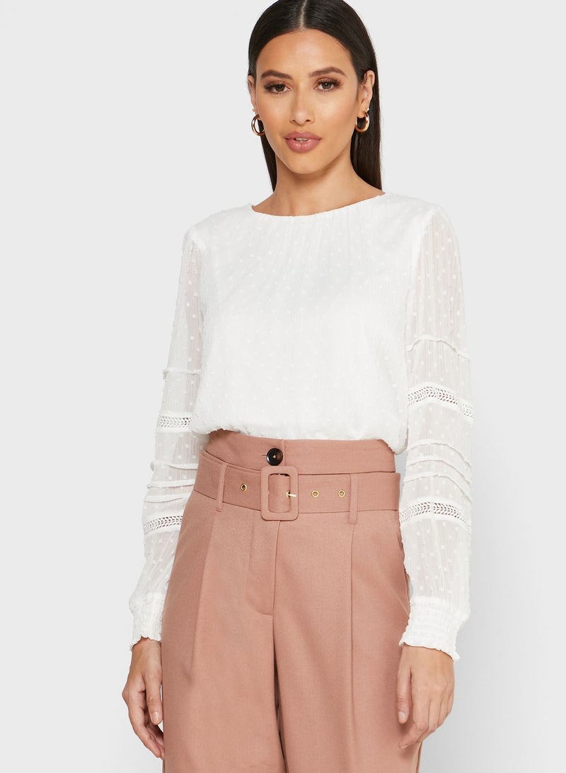 Reserved Crew Neck Top White - Image 1