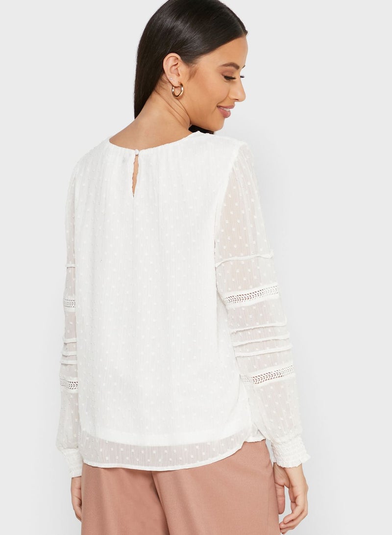 Reserved Crew Neck Top White - Image 2