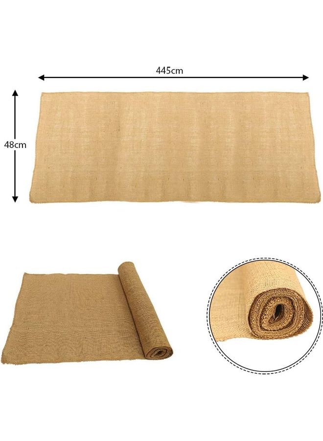 Yatai - Gift Wrapping Jute Roll Browm 48x445cm - Image 1