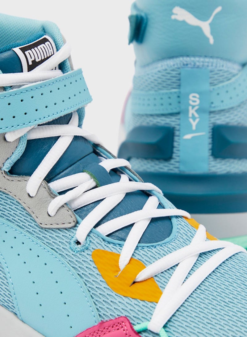 Sky Modern Sneakers Blue/Pink/Yellow
