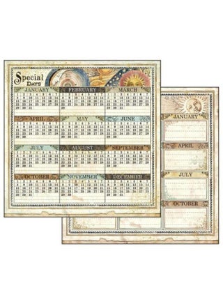 Alchemy Calendar Double Face Scrap Paper Multicolour - v1602536666/N40994489A_1