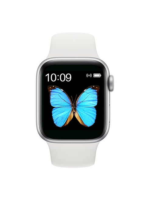 500.0 mAh T500 Series 5 Intelligent Watch Color Screen Message Reminder Health Monitor IP67 Waterproof Sport Tracker (White) White