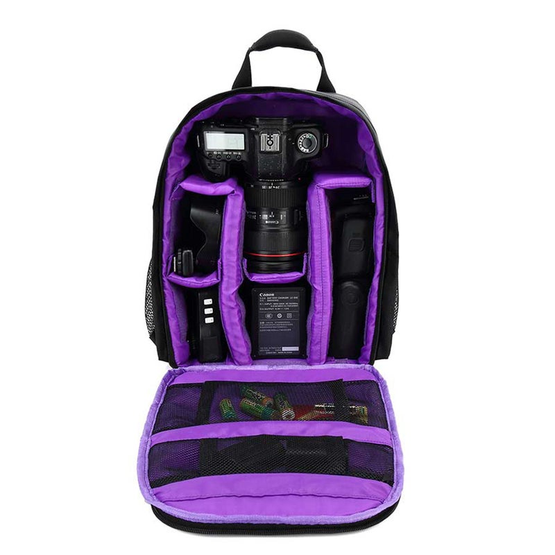 Outdoor Small DSLR Camera Backpack Red/Black  - Image 2