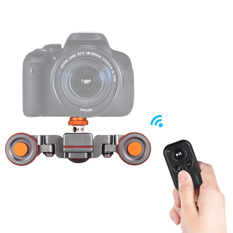 Generic - Motorized Video Camera Dolly With Scale Indication Grey - Image 1