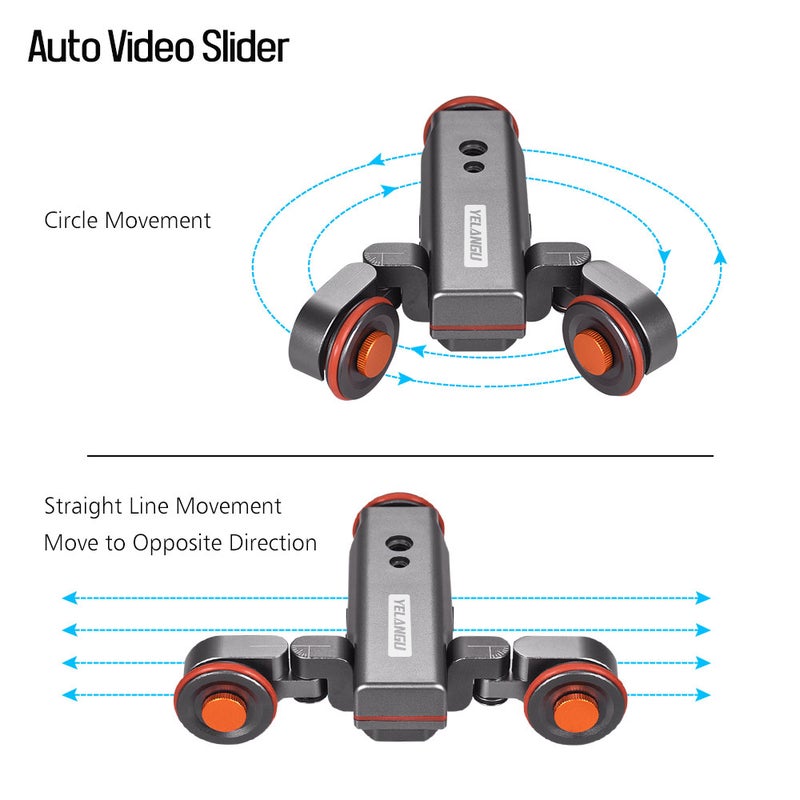 Generic - Motorized Video Camera Dolly With Scale Indication Grey - Image 1