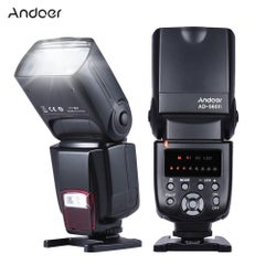 ANDOER On Camera External Flash Light Black  - Image 1