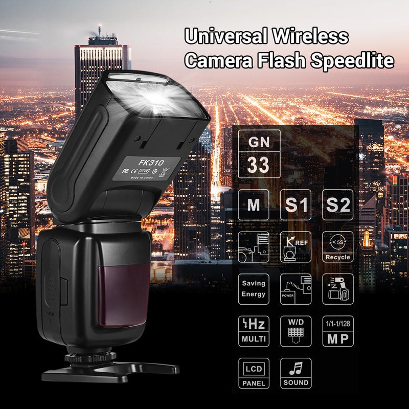 Wireless Camera Flash Light Black - Image 2