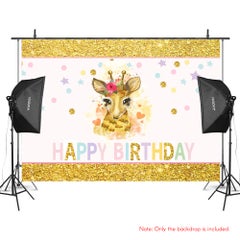 Generic Happy Birthday Photography Background Cloth Multicolour  - Image 4