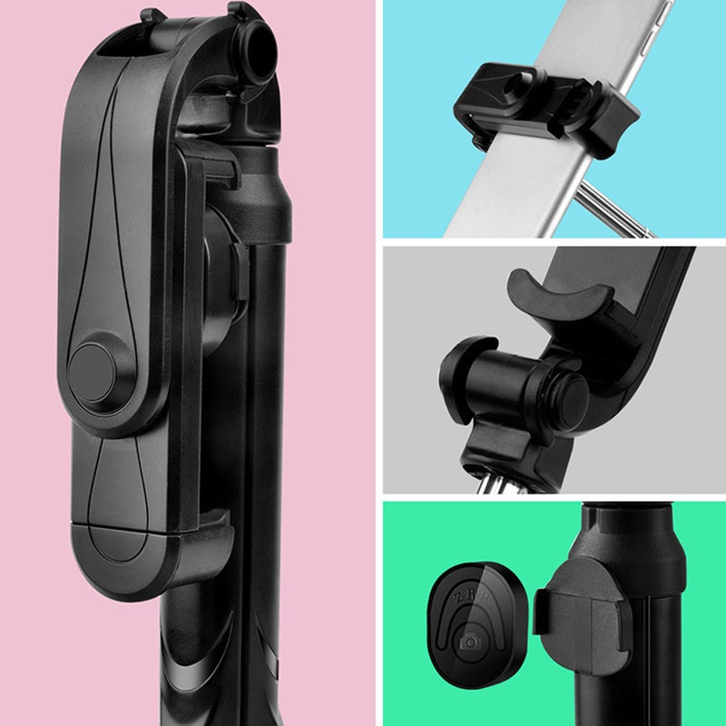 Generic Multifunctional Tripod Stand And Phone Holder Pink  - Image 3