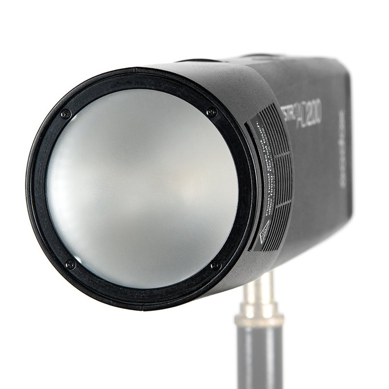 Godox Flash Head With Spiral Tube Black/White  - Image 1