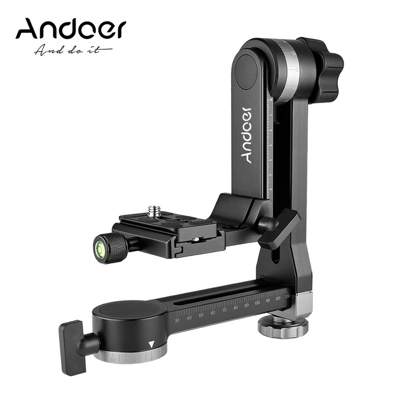 ANDOER Heavy Duty Tripod Head Black - Image 1