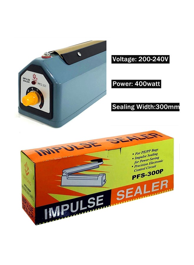 Electronic Impulse Sealer Laminated Machine Blue 300mm - v1602567554/N39697061A_2