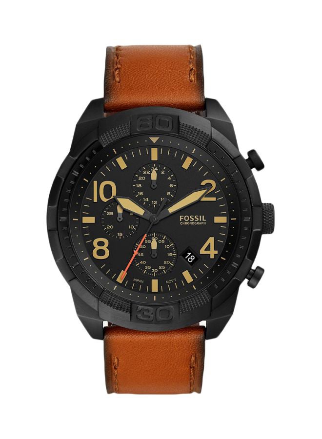 FOSSIL Men's Bronson Chronograph Watch FS5714 - 50 mm - Brown  - Image 1