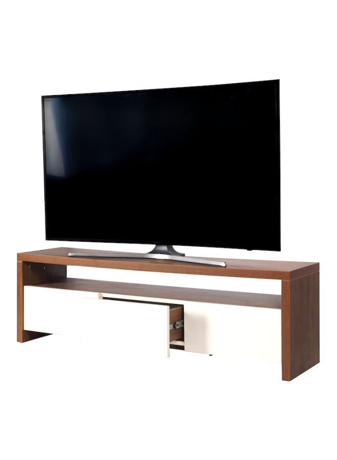 FURVIVE Wooden Omar TV Unit Barok/White 45x140x35cm - Image 3