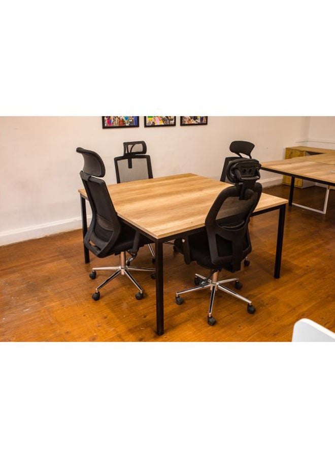 FURVIVE Wooden Mavy Meeting Table Barok 77x208x100cm - Image 3