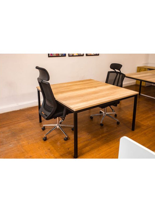 FURVIVE Wooden Mavy Meeting Table Barok 77x208x100cm - Image 2