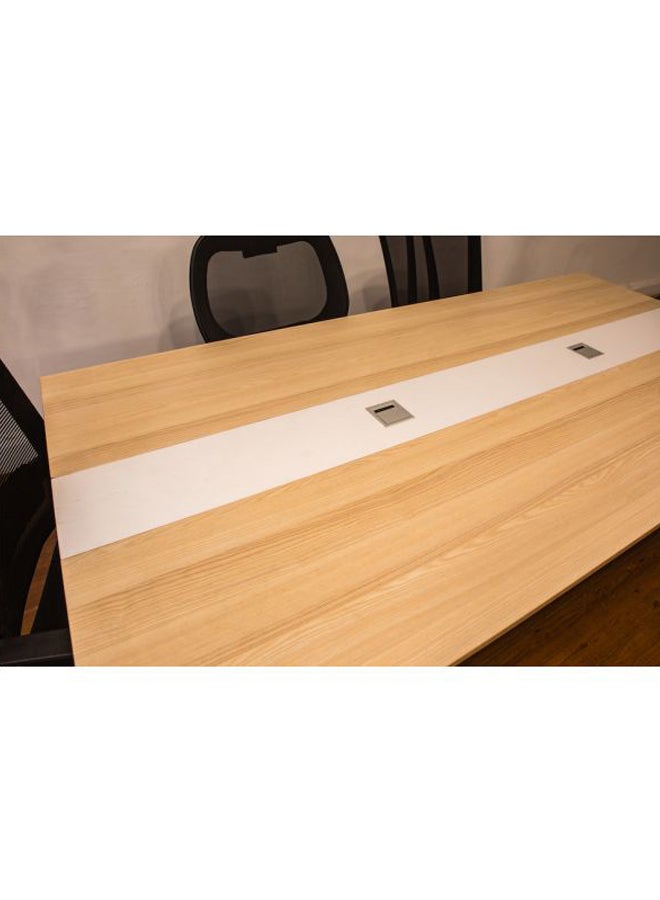 FURVIVE Wooden Grad Meeting Table Carmen 77x208x100cm - Image 2